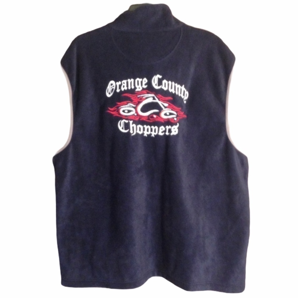 ORANGE County Choppers Fleece Vest Size XXL